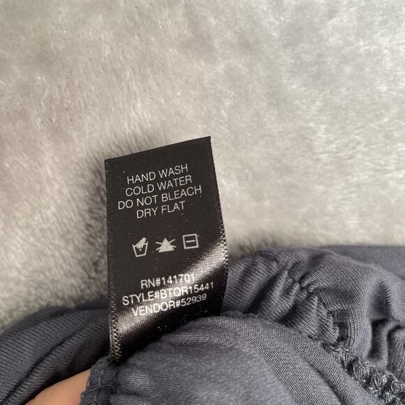 NEW BKE Buckle Club Top Womens Small Ruched Keyhole Long Sleeve Stretch READ - Picture 8 of 9